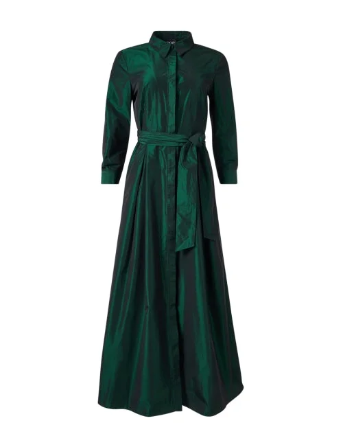 Emerald Green Taffeta Dress